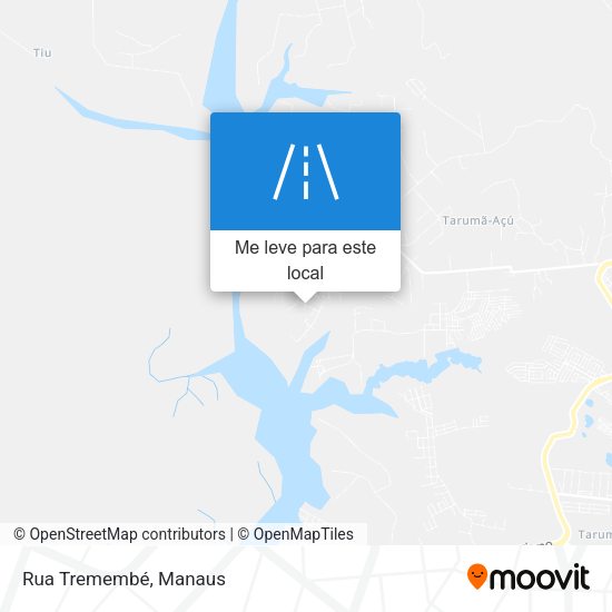 Rua Tremembé mapa