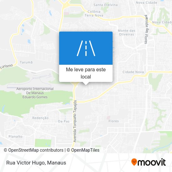 Rua Victor Hugo mapa