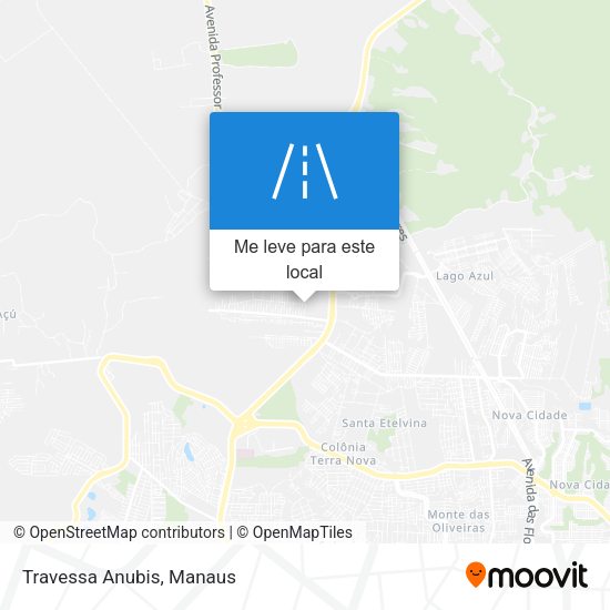 Travessa Anubis mapa