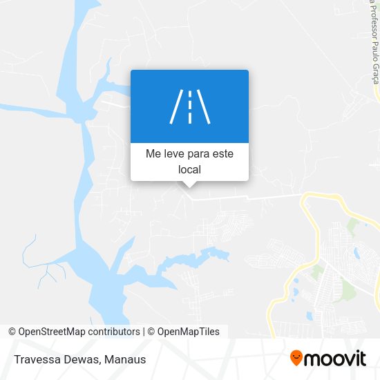 Travessa Dewas mapa