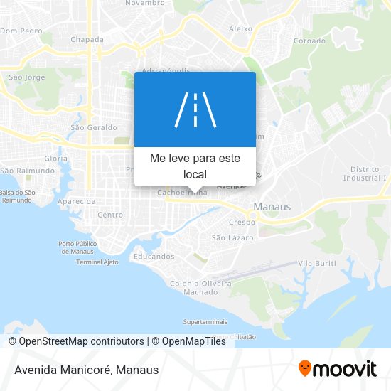 Avenida Manicoré mapa