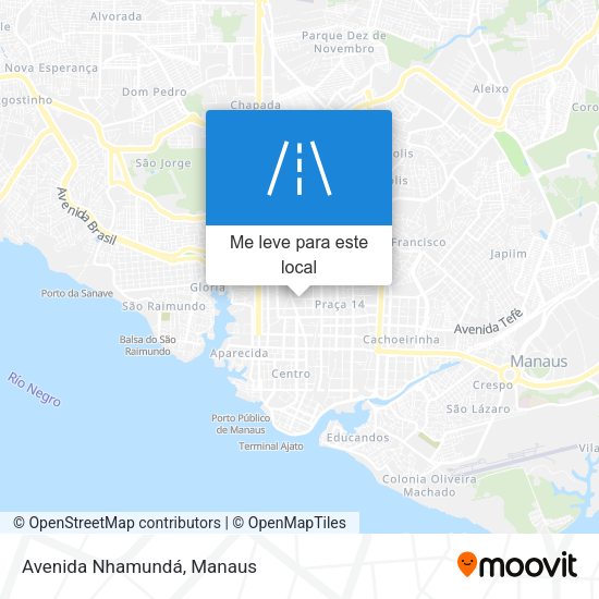 Avenida Nhamundá mapa