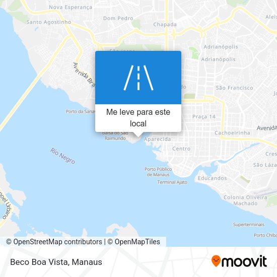Beco Boa Vista mapa