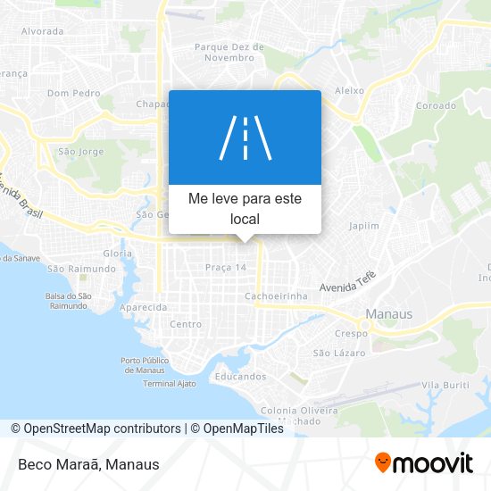 Beco Maraã mapa