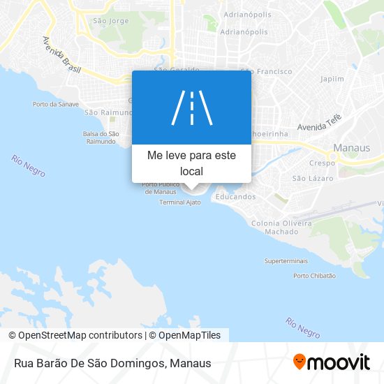 Rua Barão De São Domingos mapa