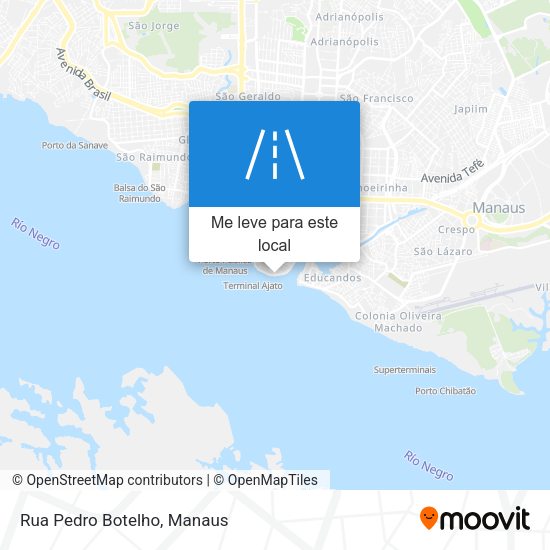Rua Pedro Botelho mapa