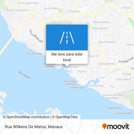 Rua Wilkens De Matos mapa