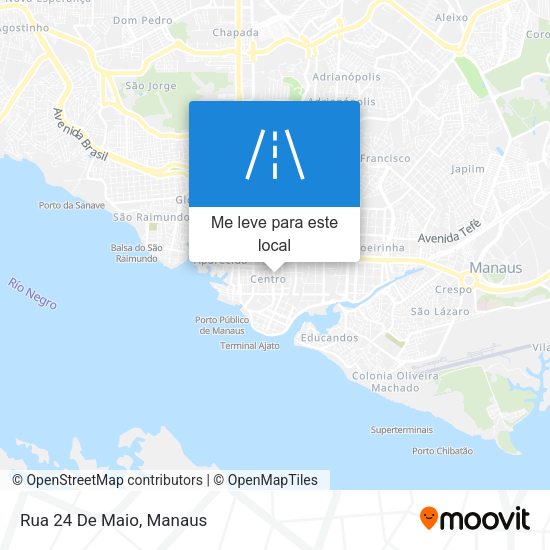 Rua 24 De Maio mapa