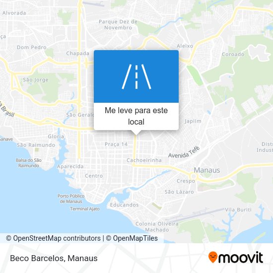 Beco Barcelos mapa