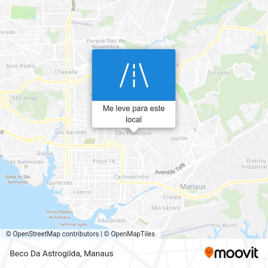 Beco Da Astrogilda mapa