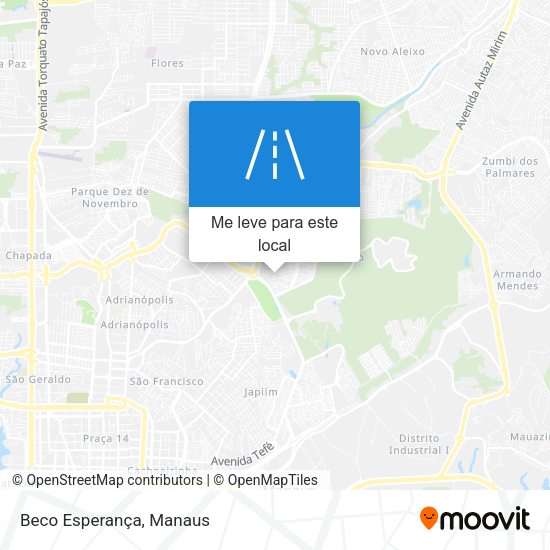 Beco Esperança mapa