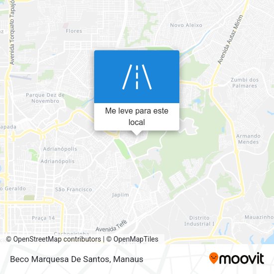 Beco Marquesa De Santos mapa