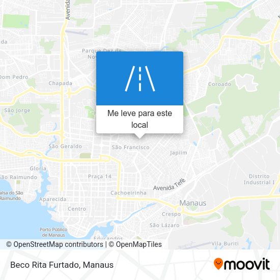 Beco Rita Furtado mapa