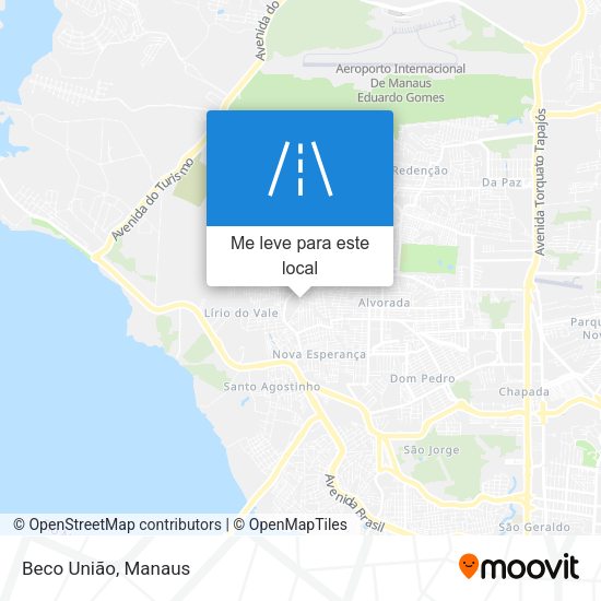 Beco União mapa