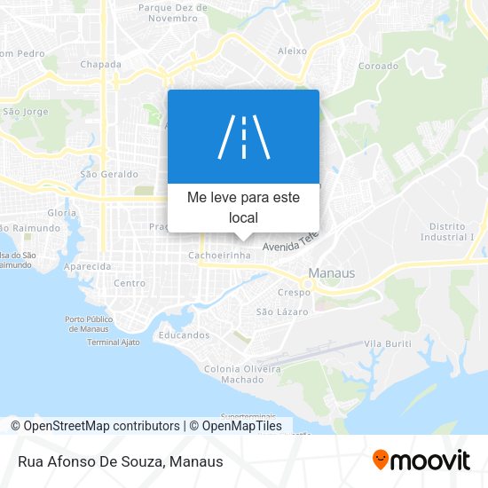 Rua Afonso De Souza mapa