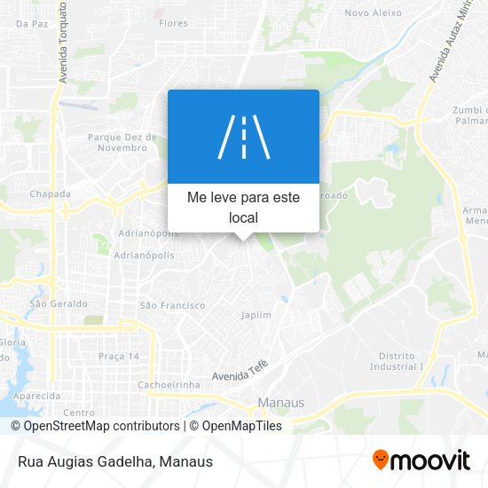 Rua Augias Gadelha mapa