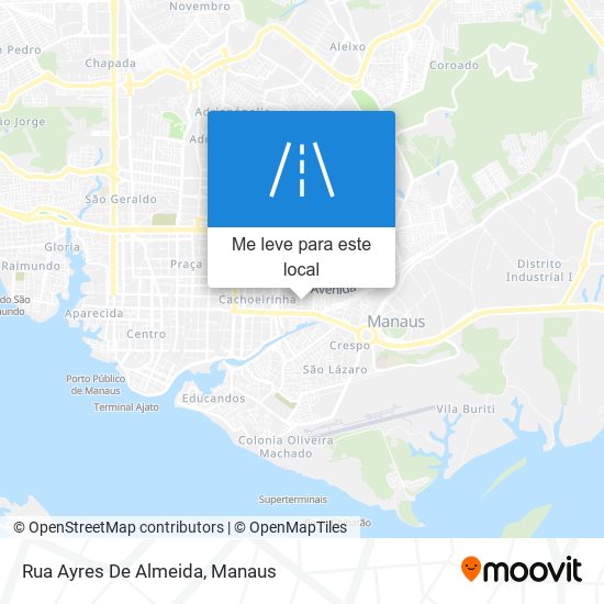 Rua Ayres De Almeida mapa