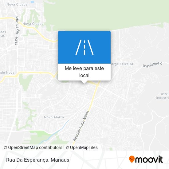 Rua Da Esperança mapa