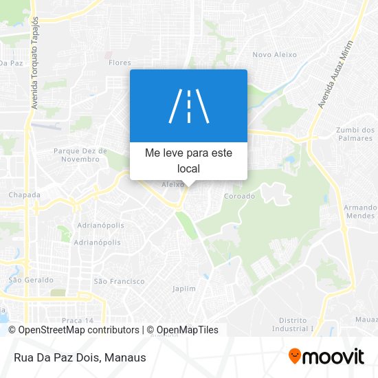 Rua Da Paz Dois mapa