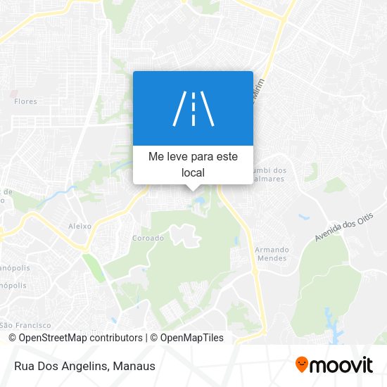 Rua Dos Angelins mapa