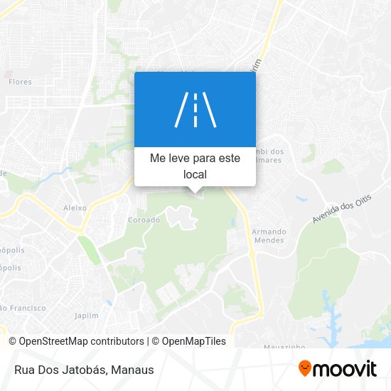 Rua Dos Jatobás mapa