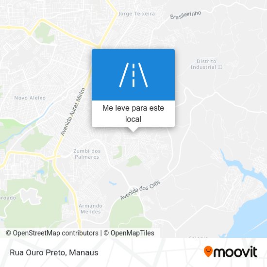 Rua Ouro Preto mapa