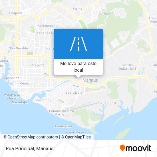 Rua Principal mapa