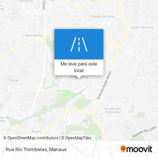 Rua Rio Trombetas mapa