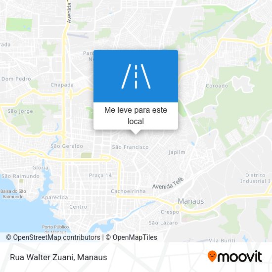 Rua Walter Zuani mapa