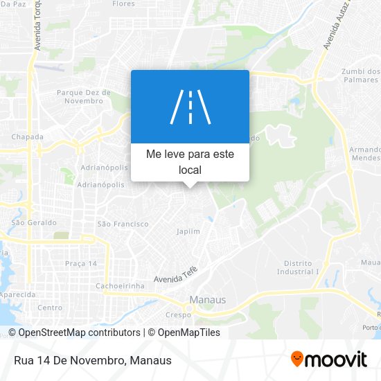 Rua 14 De Novembro mapa