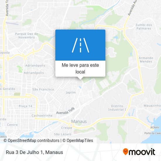 Rua 3 De Julho 1 mapa