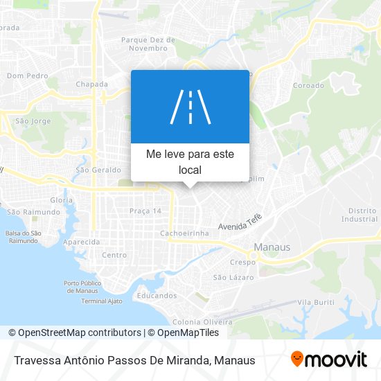 Travessa Antônio Passos De Miranda mapa