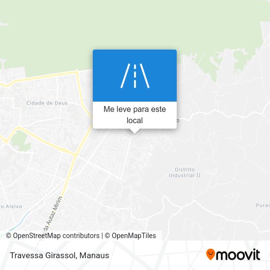 Travessa Girassol mapa