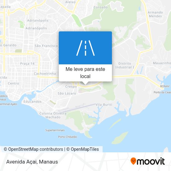 Avenida Açai mapa