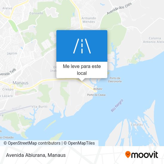 Avenida Abiurana mapa