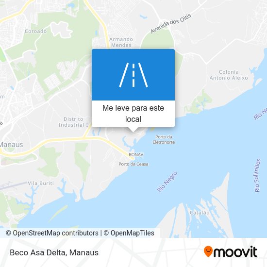 Beco Asa Delta mapa