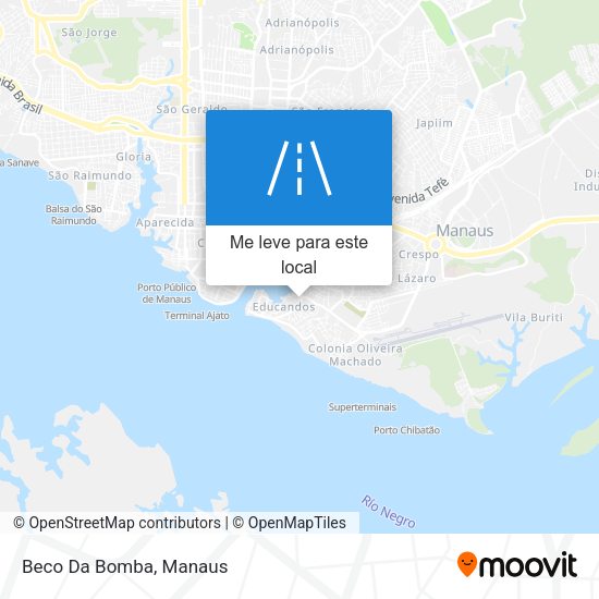 Beco Da Bomba mapa