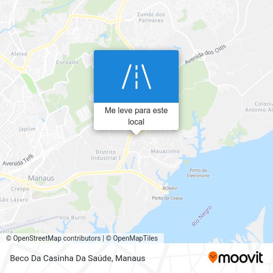 Beco Da Casinha Da Saúde mapa