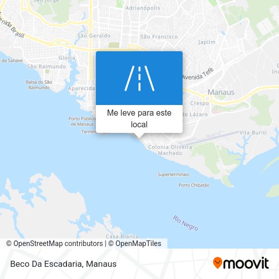 Beco Da Escadaria mapa