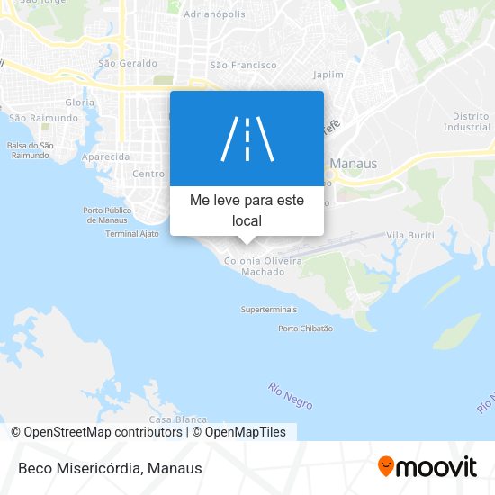 Beco Misericórdia mapa