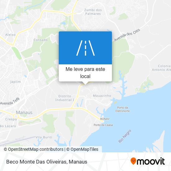 Beco Monte Das Oliveiras mapa
