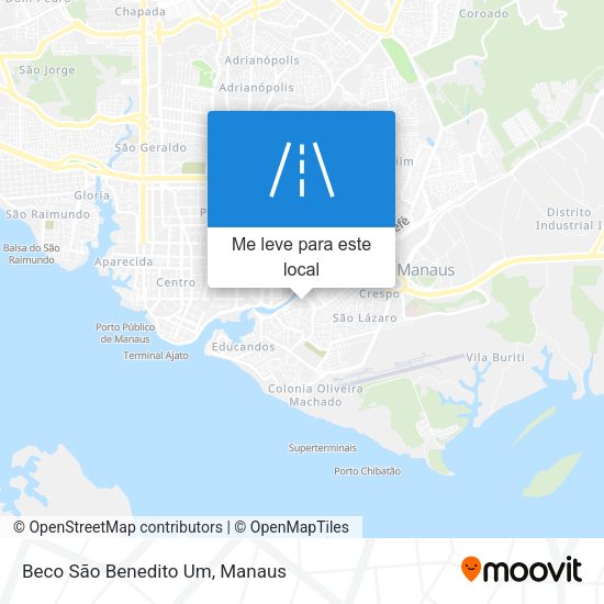 Beco São Benedito Um mapa