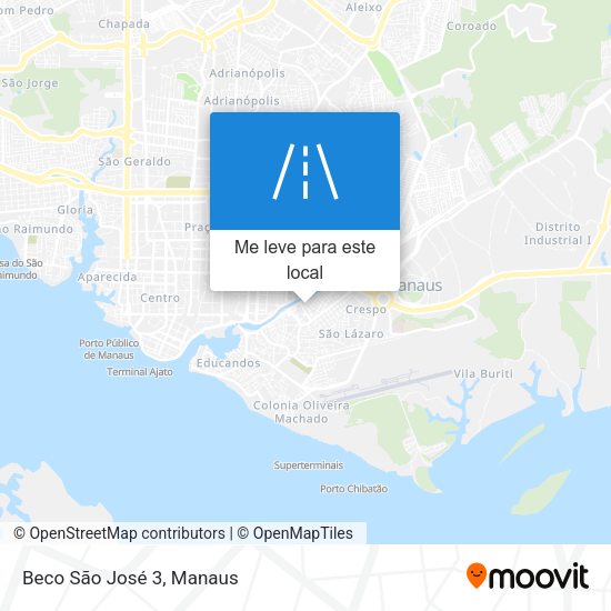 Beco São José 3 mapa