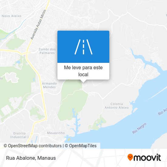 Rua Abalone mapa