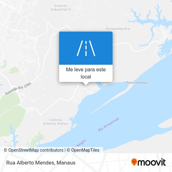 Rua Alberto Mendes mapa
