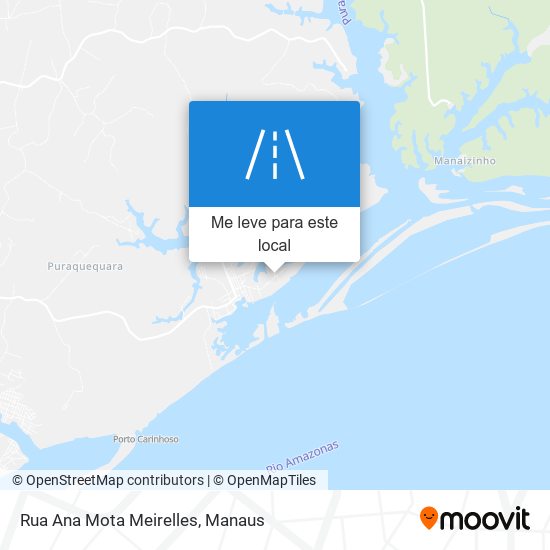 Rua Ana Mota Meirelles mapa