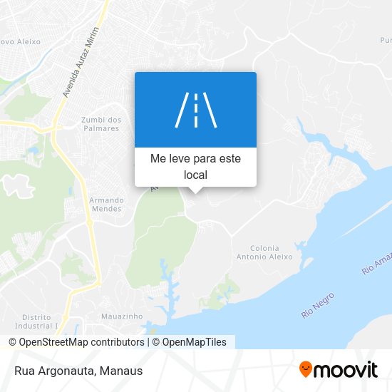 Rua Argonauta mapa