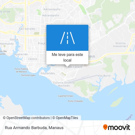 Rua Armando Barbuda mapa