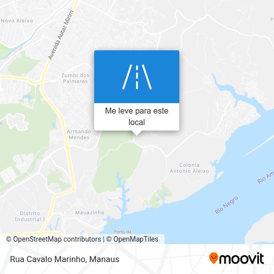 Rua Cavalo Marinho mapa