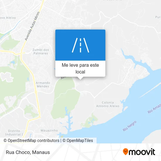 Rua Choco mapa